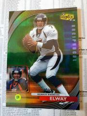 John Elway [Reciprocal] #R18 Football Cards 1999 UD Ionix Prices