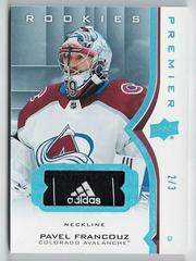 Pavel Francouz [Neckline] Hockey Cards 2020 Upper Deck Premier Prices