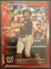 Juan Soto [Red] #30 Baseball Cards 2022 Bowman Chrome Prices