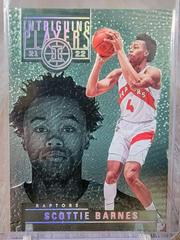 Scottie Barnes [Emerald] #28 Basketball Cards 2021 Panini Illusions Intriguing Players Prices