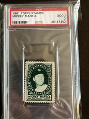 Mickey Mantle Baseball Cards 1961 Topps Stamps Prices