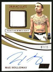 Max Holloway [Red] Ufc Cards 2021 Panini Immaculate UFC Memorabilia Autographs Prices