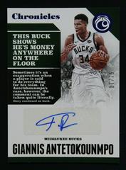 Giannis Antetokounmpo [Purple] Basketball Cards 2017 Panini Chronicles Autographs Prices