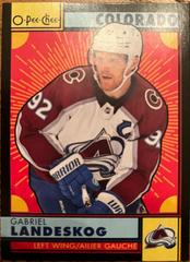 Gabriel Landeskog [Retro Black Border] #117 Hockey Cards 2022 O Pee Chee Prices