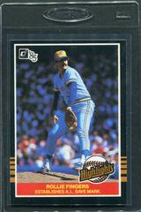 Rollie Fingers #2 Baseball Cards 1985 Donruss Highlights Prices