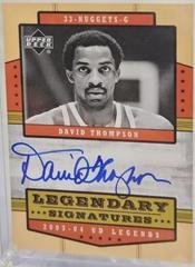 David Thompson Legendary Signatures Basketball Cards 2003 Upper Deck Legends Legendary Signatures Prices