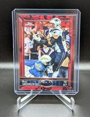 Rob Gronkowski [Red Refractor] Football Cards 2015 Topps Chrome Prices