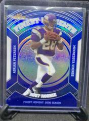 Adrian Peterson [Blue Refractor] Football Cards 2007 Topps Finest Moments Prices