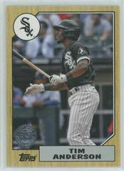Tim Anderson #T87-11 Baseball Cards 2022 Topps 1987 Prices