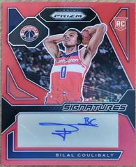 Bilal Coulibaly [Red Prizm] #1 Basketball Cards 2023 Panini Prizm Rookie Signature Prices