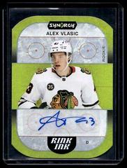 Alex Vlasic #RIR-AV Hockey Cards 2022 Upper Deck Synergy Rink Ink Rookie Autographs Prices
