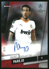 Dani Parejo [Red Refractor] #FA-DP Soccer Cards 2019 Finest UEFA Champions League Autographs Prices