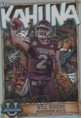 Will Rogers #TBK-10 Football Cards 2022 Bowman Chrome University The Big Kahuna Prices