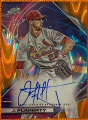 Jack Flaherty [Orange Galactic] Baseball Cards 2022 Topps Cosmic Chrome Autographs Prices