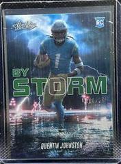 Quentin Johnston [Spectrum Green] #BST-10 Football Cards 2023 Panini Absolute By Storm Prices