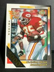 Christian Okoye [1000 Stripe] Football Cards 1992 Wild Card Prices