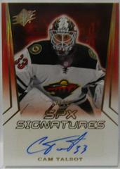 Cam Talbot [Gold] Hockey Cards 2021 SPx Signatures Prices