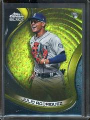 Julio Rodriguez [Gold Mini Diamond] #10 Baseball Cards 2022 Topps Chrome Black Prices