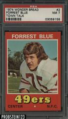 Forrest Blue [Town Talk] Football Cards 1974 Wonder Bread Prices
