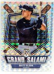 Matt Olson [Mosaic] #GS-6 Baseball Cards 2022 Panini Mosaic Grand Salami Prices
