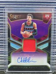 Chandler Hutchison [Purple] Basketball Cards 2018 Panini Select Rookie Jersey Autographs Prices