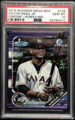 Victor Mesa Jr. [Purple Refractor] Baseball Cards 2019 Bowman Chrome Prospects Prices