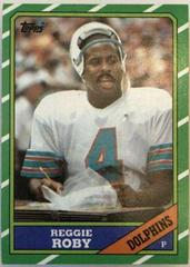 Reggie Roby Football Cards 1986 Topps Prices