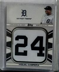 Miguel Cabrera Baseball Cards 2022 Topps Player Jersey Number Medallion Relics Prices