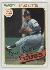 Bruce Sutter #11 Baseball Cards 1980 Burger King Pitch, Hit & Run Prices