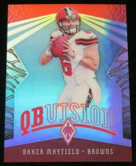 Baker Mayfield [Red] Football Cards 2018 Panini Phoenix QB Vision Prices