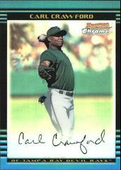 Carl Crawford [Refractor] #237 Baseball Cards 2002 Bowman Chrome Prices