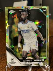 Eduardo Camavinga [Yellow] #115 Soccer Cards 2021 Topps Chrome Sapphire UEFA Champions League Prices