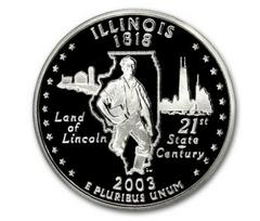 2003 S [SILVER ILLINOIS PROOF] Coins State Quarter Prices