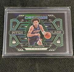 Cade Cunningham [Green] #4 Basketball Cards 2021 Panini Obsidian Pitch Black Prices