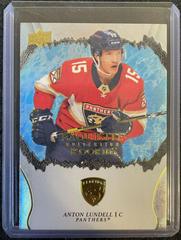Anton Lundell [Gold] Hockey Cards 2021 Upper Deck Ice Exquisite Collection Rookies Prices