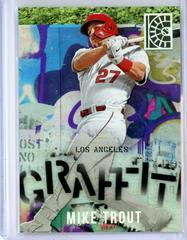 Mike Trout #G-10 Baseball Cards 2022 Panini Capstone Graffiti Prices