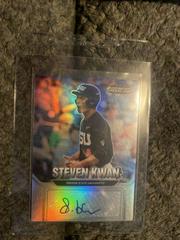 Steven Kwan #AU-SK Baseball Cards 2022 Panini Prizm Draft Picks Autographs Prices