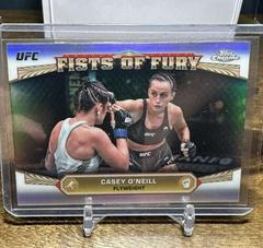 Casey O'Neill #FOF-6 Ufc Cards 2024 Topps Chrome UFC Fists of Fury Prices