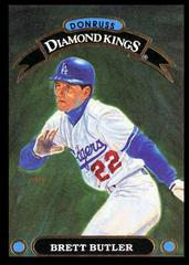 Brett Butler Baseball Cards 1992 Panini Donruss Diamond Kings Prices