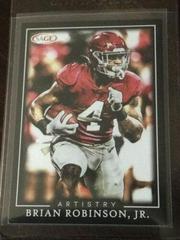 Brian Robinson Jr #35 Football Cards 2022 Sage Artistry Prices