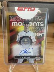 Joe Mauer [Gold] Baseball Cards 2023 Topps Finest Moments Autographs Prices