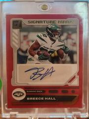 Breece Hall [Red] Football Cards 2023 Panini Donruss Signature Marks Prices