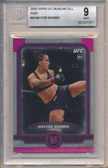 Maycee Barber [Ruby] #43 Ufc Cards 2019 Topps UFC Museum Collection Prices