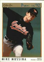 Mike Mussina Baseball Cards 1992 O Pee Chee Premier Prices
