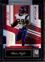 Chester Taylor [Status] #55 Football Cards 2007 Panini Donruss Elite Prices