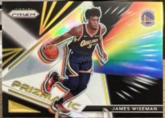 James Wiseman [Gold Prizm] #30 Basketball Cards 2021 Panini Prizm Prizmatic Prices