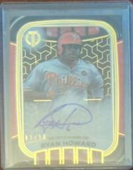 Ryan Howard [Red] #IPA-RH Baseball Cards 2022 Topps Tribute Iconic Perspectives Autographs Prices