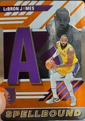 LeBron James [Orange Die-Cut] Basketball Cards 2023 Donruss Elite Spellbound Prices