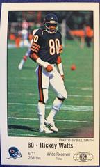 Rickey Watts Football Cards 1981 Bears Police Prices