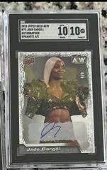 Jade Cargill [Dynamite Autograph] #73 Wrestling Cards 2022 Upper Deck AEW Prices